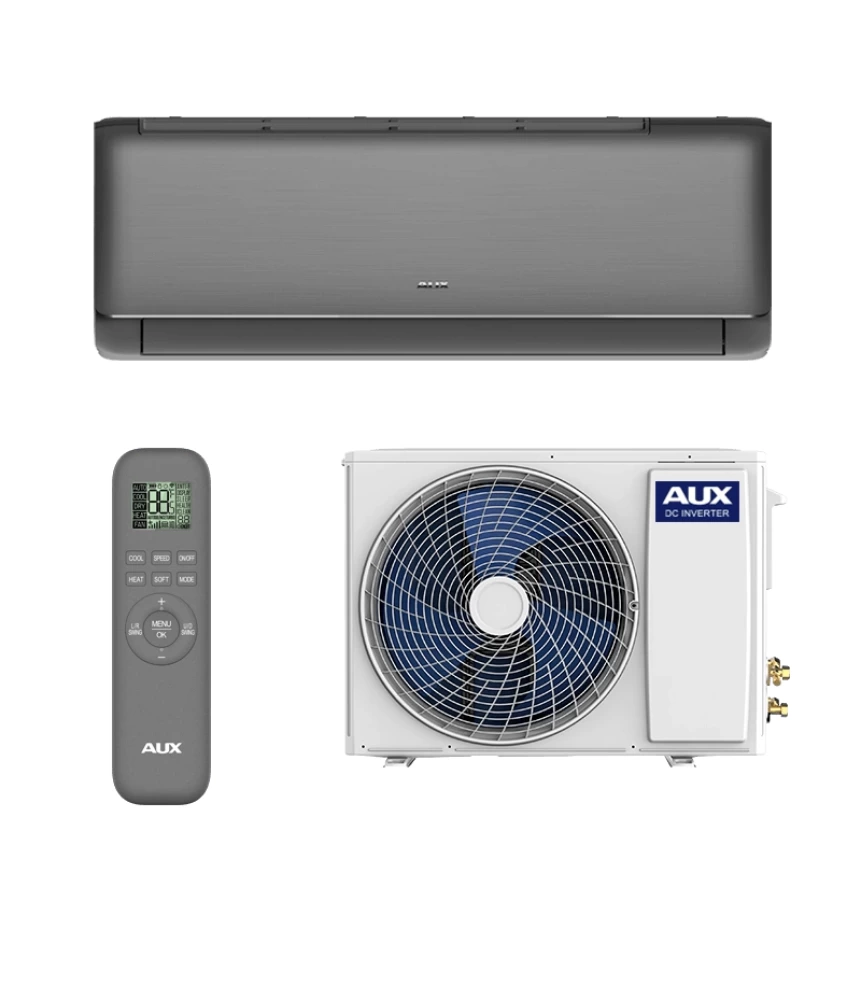 Инверторен климатик AUX ASW-H12C5A4/QFR3DI-C0 New-Q Black WiFi, 12000 BTU